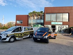 Die Spenden werden beim Bioparc abgeliefert