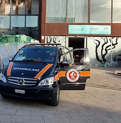 Die Spenden werden beim Bioparc abgeliefert