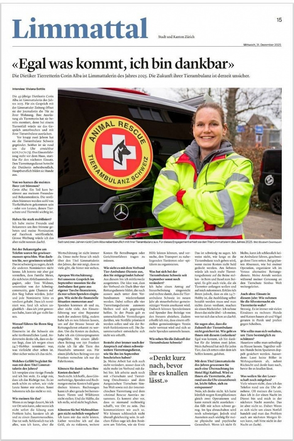 Tierambulanz Schweiz